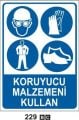 Kişisel Koruyucu Ekipman Levhaları